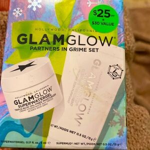 Glam glow Christmas set “ partners in grime set”for oily, combination, normal